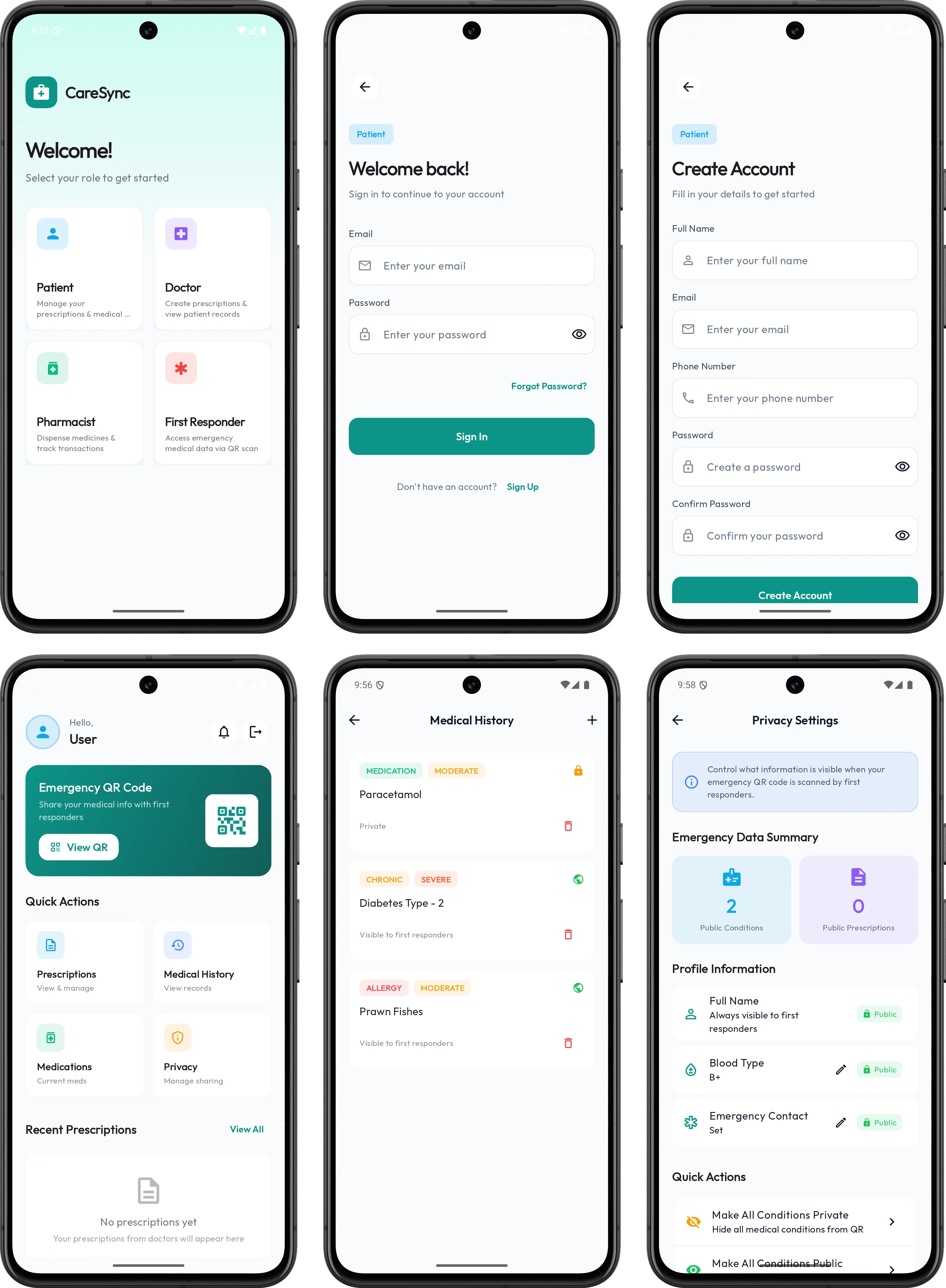 CareSync - Biometric Authenticated Medical Logging System